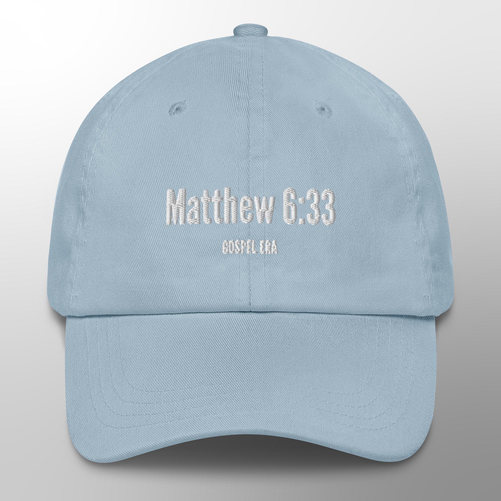 "Matthew 6:33" Hat