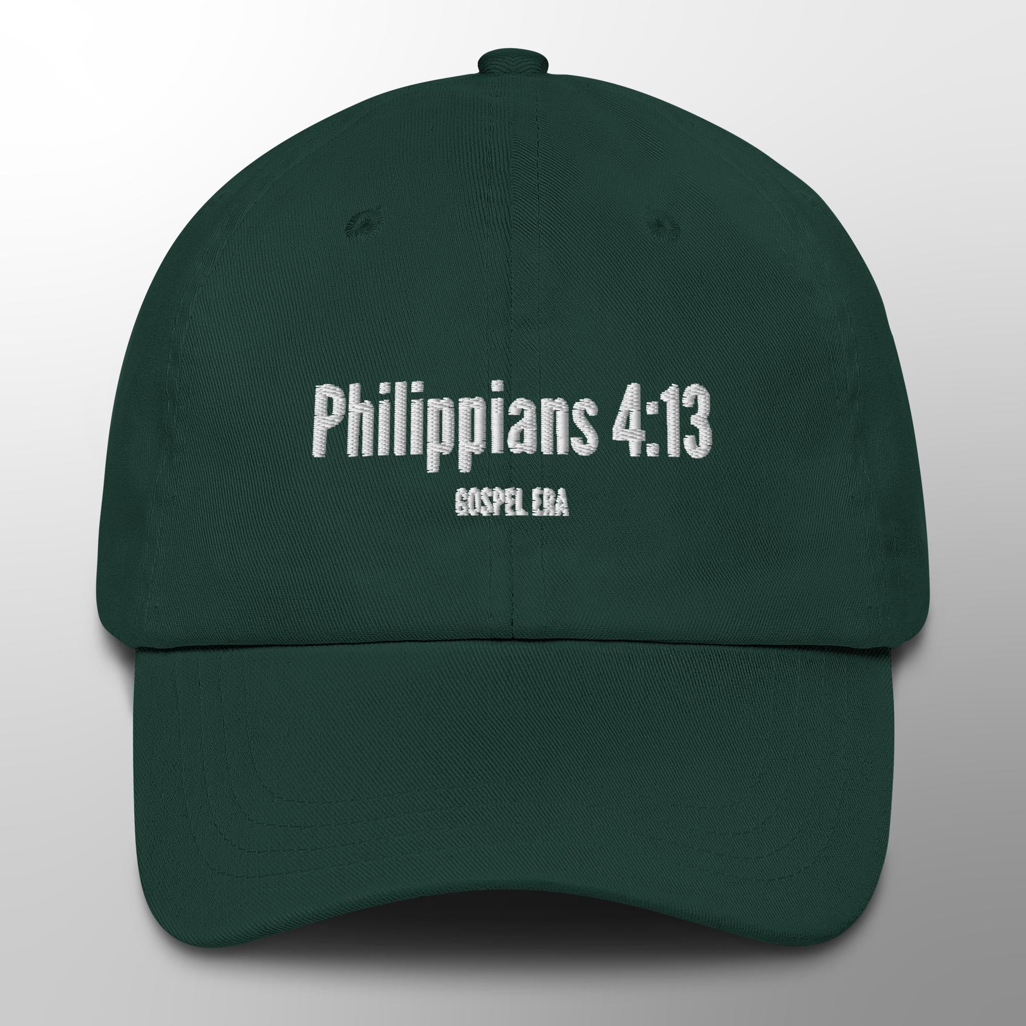 "Phillippians 4:13" Hat