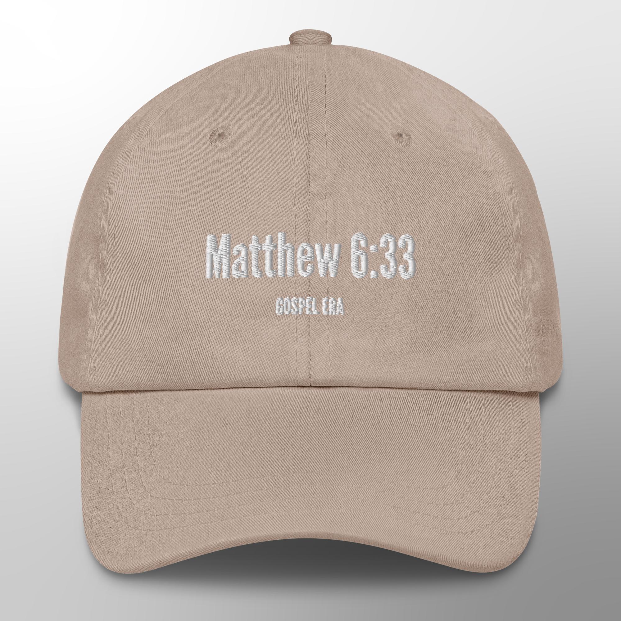 "Matthew 6:33" Hat