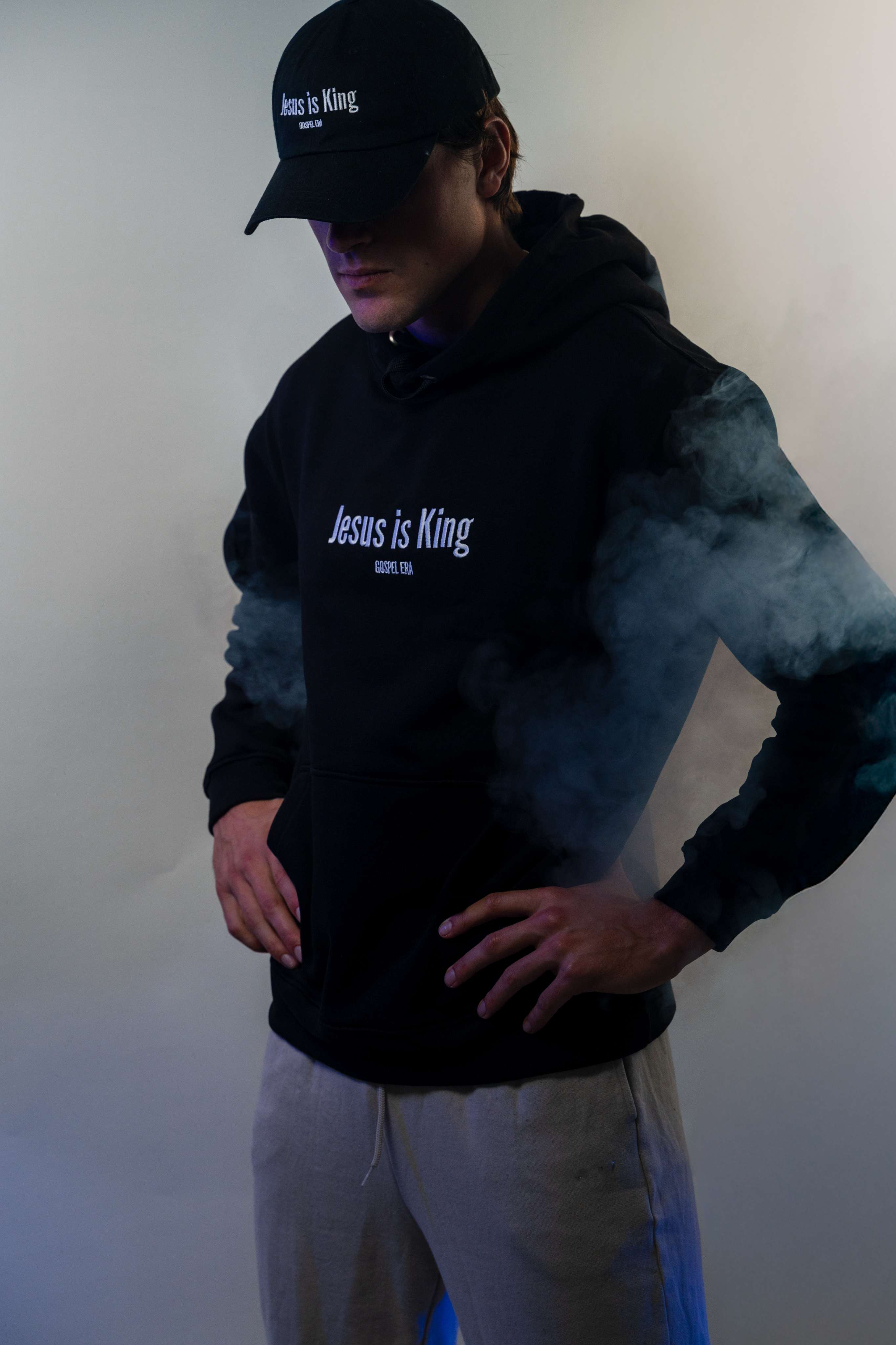 "Jesus is King" Premium hoodie