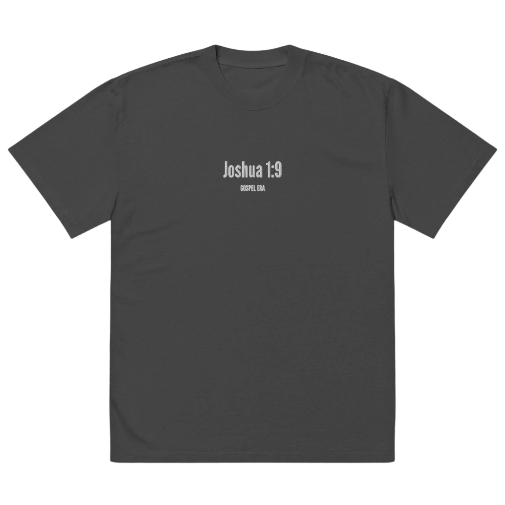 "Joshua 1:9" Oversized Faded T-Shirt