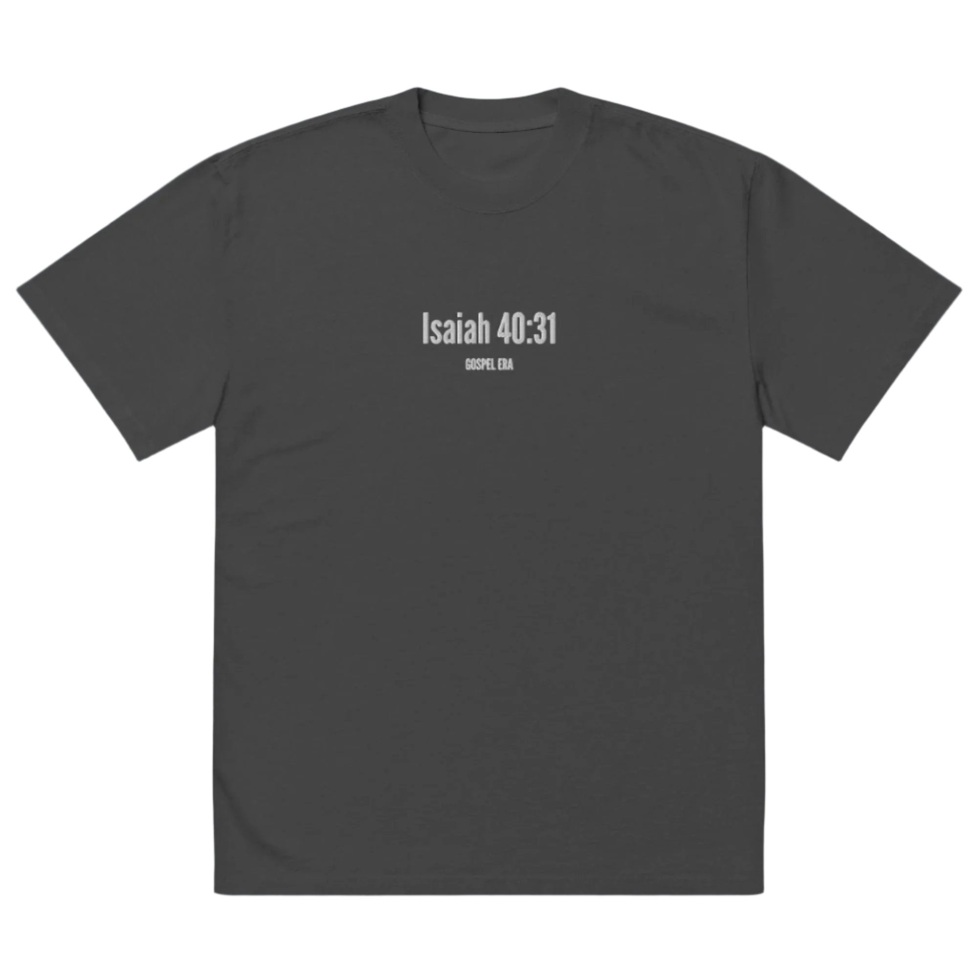 "Isaiah 40:31" Oversized Faded T-Shirt