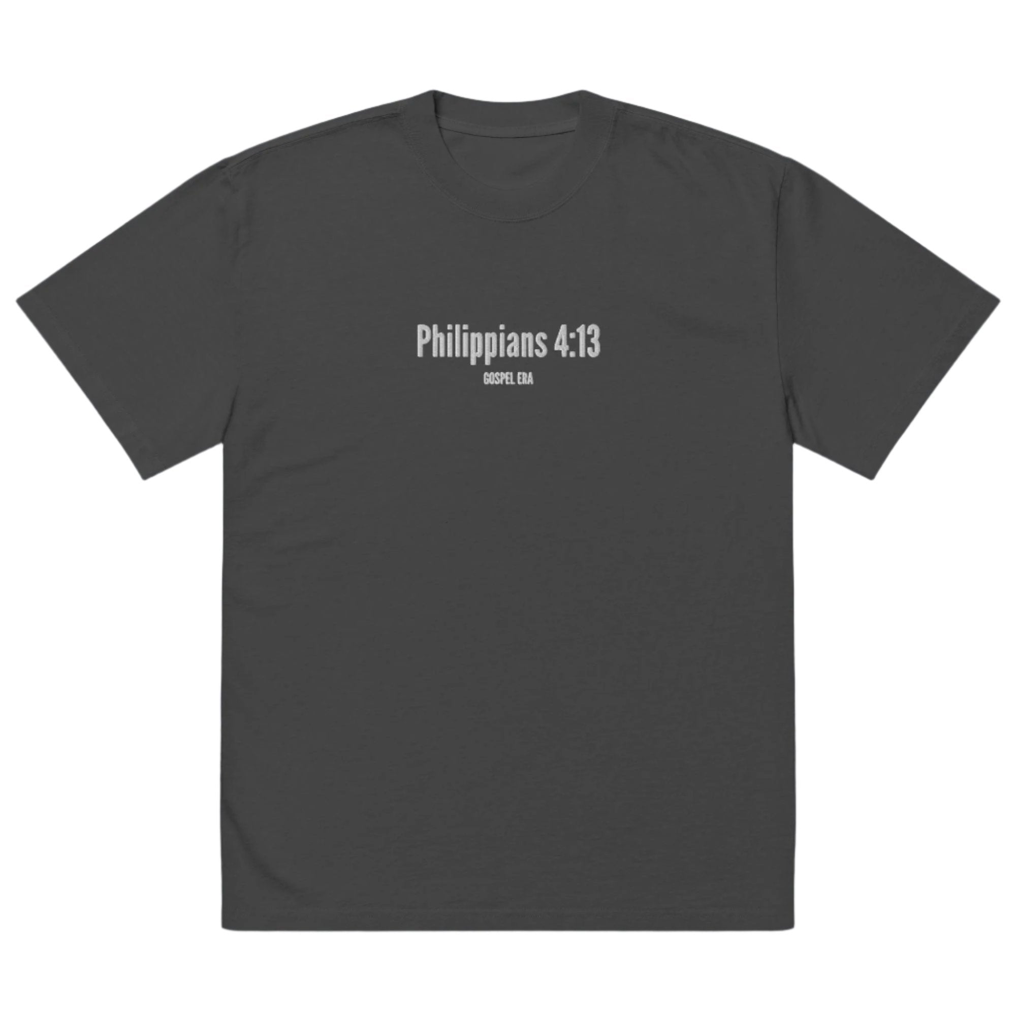 "Phillippians 4:13" Oversized Faded T-Shirt