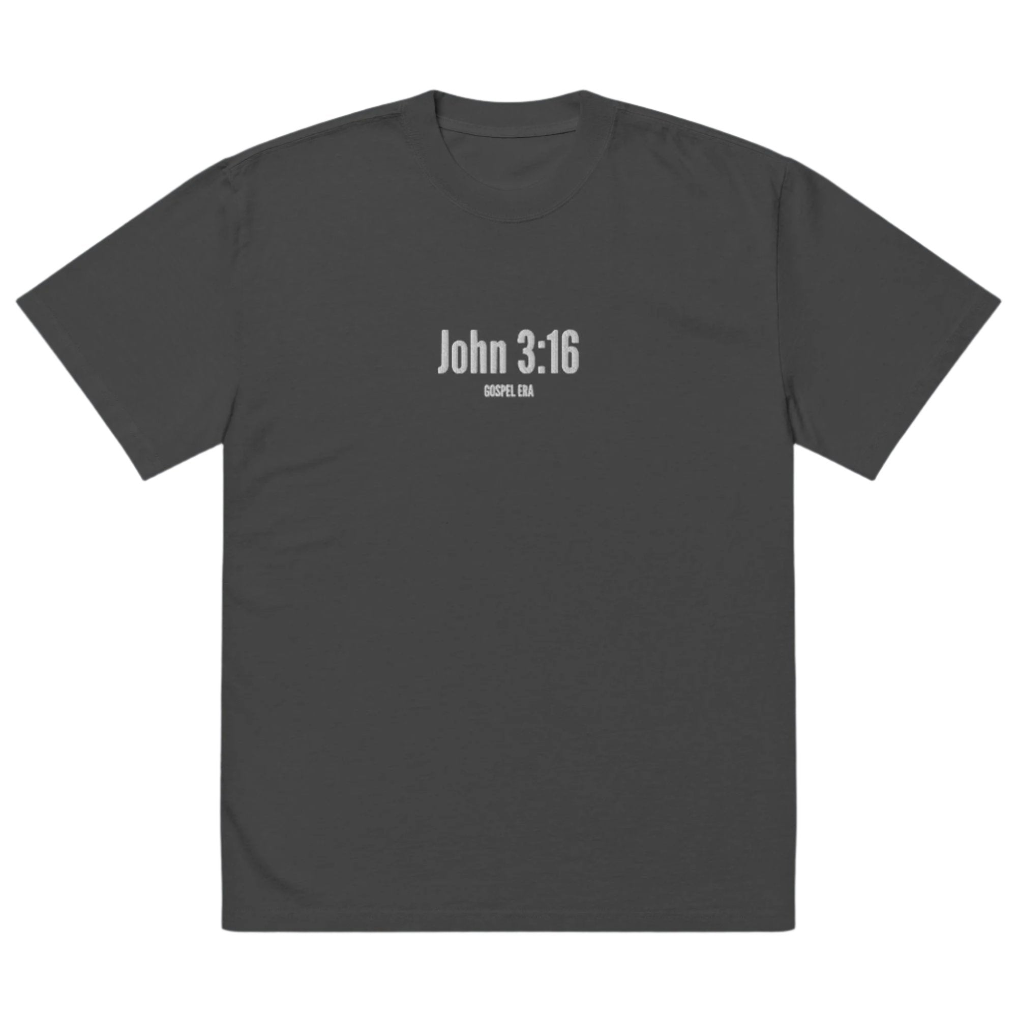 "John 3:16" Oversized Faded T-Shirt